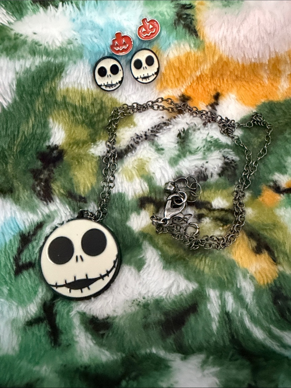 Claire's Nightmare Before Christmas Necklace and Earrings Set